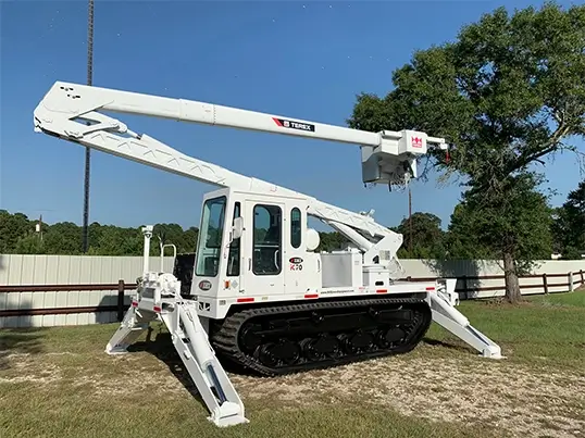 Custom Tracked Digger Derrick with bucket
